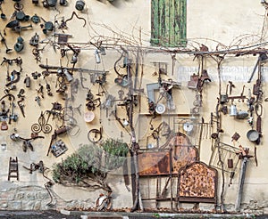 Wall of wonders in Grizzana Morandi