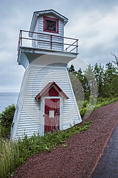 Wallace Harbour Front Range Lighthouse in Nova Scotia