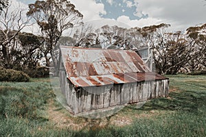 Wallace Hut near Falls Creek in Australia