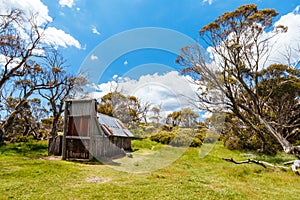 Wallace Hut near Falls Creek in Australia