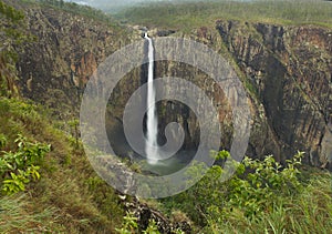 Wallaman Falls australian waterfall, Queensland, Australia photo