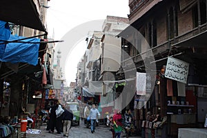 Walled city Lahore cultural shopping streets