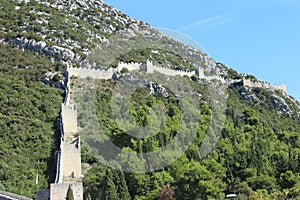 The walled city of Ston, Croatia