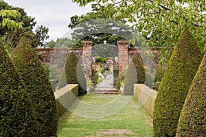 Walled Garden with Topiary