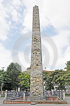 Walled Obelisk or Masonry Obelisk, Sultanahmet Square, Istanbul, Turkey photo