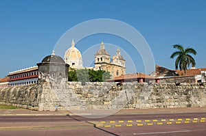 Walled town of Cartagena, Colombia photo