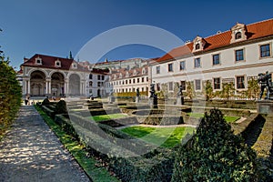 Wallenstein garden in summer, in Prague, Czech Republic