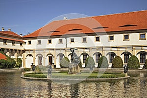 Wallenstein Palace in Prague. Czech Republic