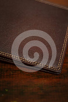 Wallet, cards, credit. Leather wallet