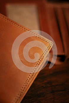 Wallet, cards, credit. Leather wallet