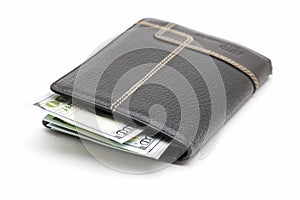 Wallet with cash