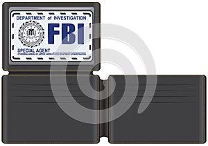 Wallet FBI Special Agent photo