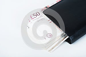 Wallet full of pounds