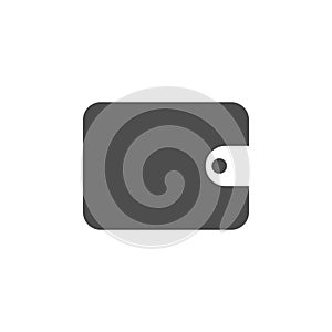 Wallet glyph vector icon
