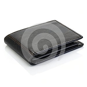 Wallet isolated on white background photo