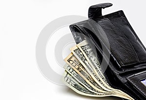 Wallet with money