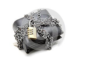 Wallet with pad lock