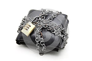 Wallet with pad lock