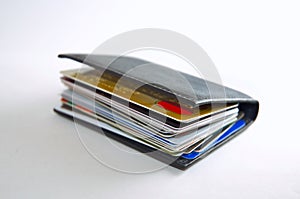 Wallet Stuffed with Credit Cards