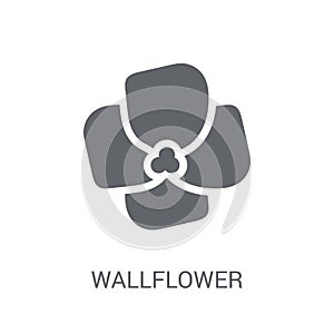 Wallflower icon. Trendy Wallflower logo concept on white background from Nature collection