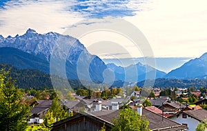 Wallgau in Bavarian Alps