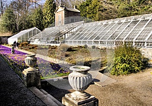 Wallington Hall Glass Houses and Ornamental Urns