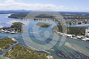 Wallis lakes on the north coast of New South Wales photo
