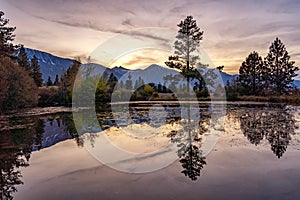 The Wallowa Mountain Range in Eastern Oregon