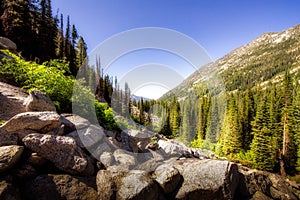 Wallowa mountain range in Oregon in daylight