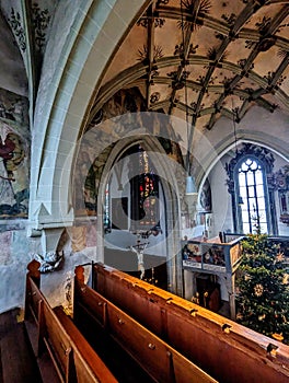 Wallpaintings, Peterskirche, Weilheim an der Teck, Germany