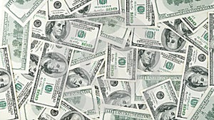 Fondo de escritorio Americano dinero cien dólar cuenta más alto. muchos a nosotros 100 billetes 