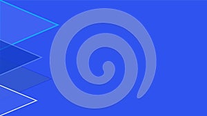 Wallpaper four blues triangles