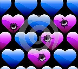 Wallpaper of hearts