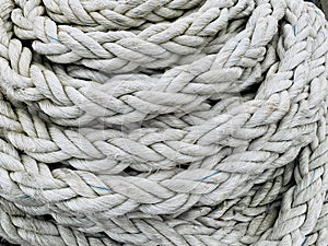 Wallpaper image of a rope used in shipping industry to hold up ships