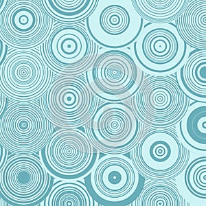 Wallpaper with light blue circular patterns