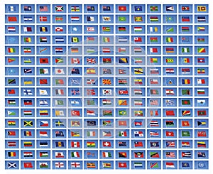 Wallpaper of the National Flags of the World