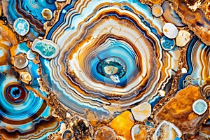 Wallpaper of natural volcanic agate stone, abstract, textures