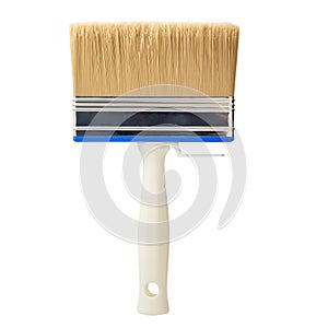 Wallpaper paste brush isolated over white