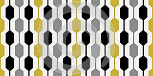 1960s Wallpaper Pattern | Stylish Mid Mod Geometric Design | Mid Century Style | Seamless 60s Retro Graphic photo