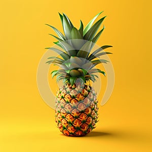 wallpaper of pineapple fruit