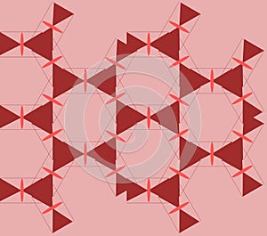 A wallpaper with red and light pink color