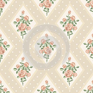 Wallpaper with roses