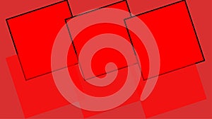 Big Red Squares Wallpaper photo