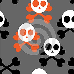 Wallpaper skull cross