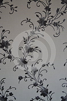Wallpaper, vinyl, interlining, background, flowers