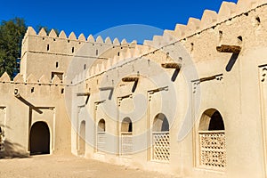 Walls of Al Jahili Fort in Al Ain