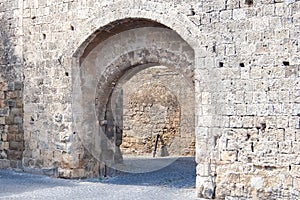 Walls of the ancient town Tarquinia