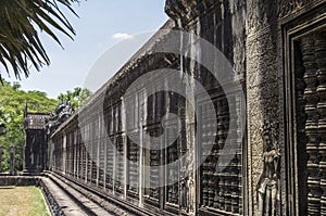 Walls of Angkor Wat photo