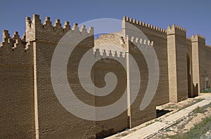 Walls of Babylon in Iraq