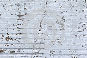 The Walls and backgrounds Old cement walls with black stains on the surface caused by moisture. Peeling wall surface with cracks